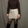 Paillettenrock Gold Glamour Damenmode Goldbuegel