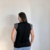 Elegantes Top mit Glitzerdetails Damenmode Goldbuegel